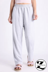 Zivame 2 Mile Fashion Knit Poly Loungewear Bottom - Grey mel — thumbnail 2
